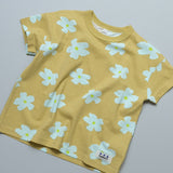All-over print wide-cut T-shirt