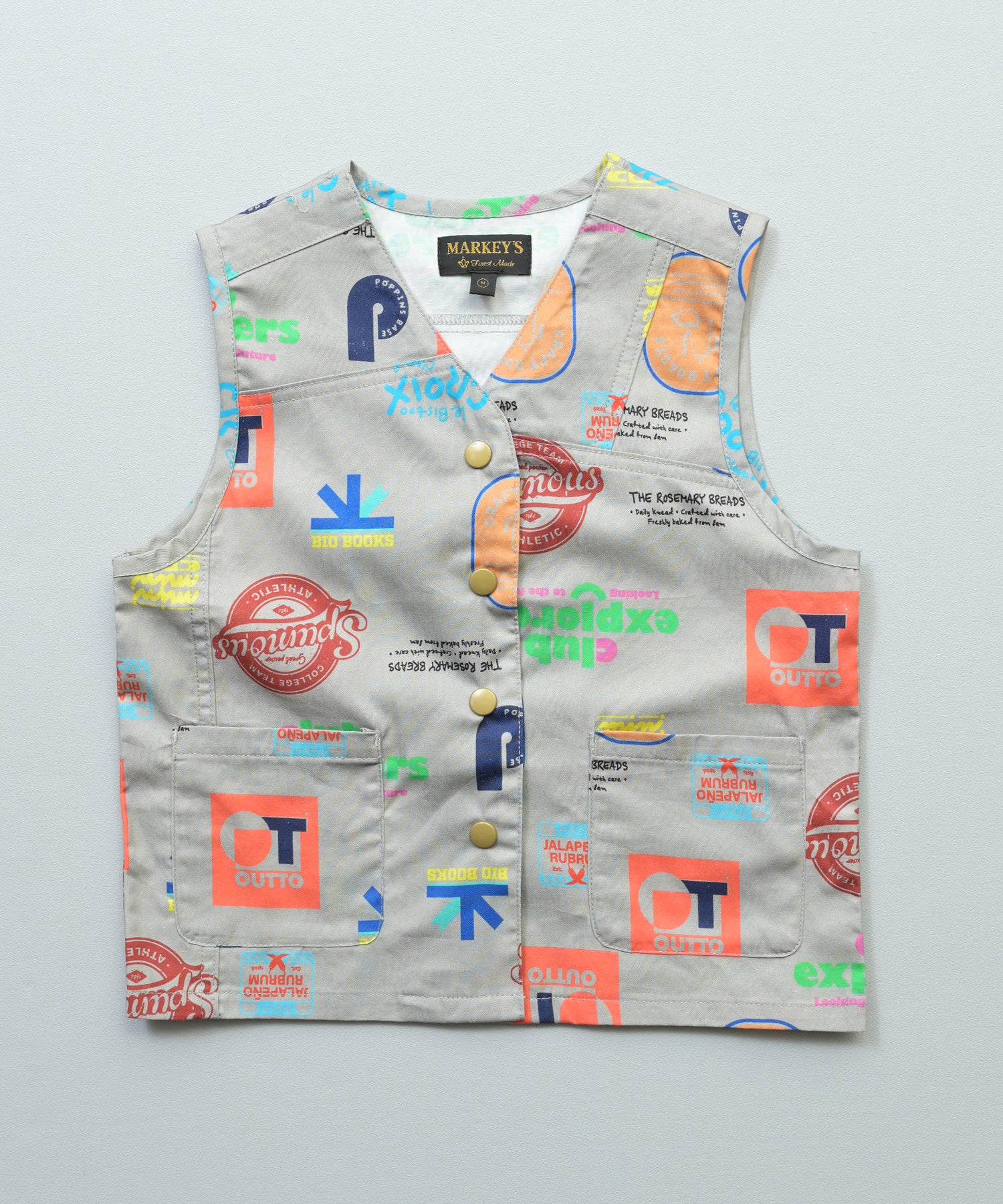 Twill Patchwork Vest