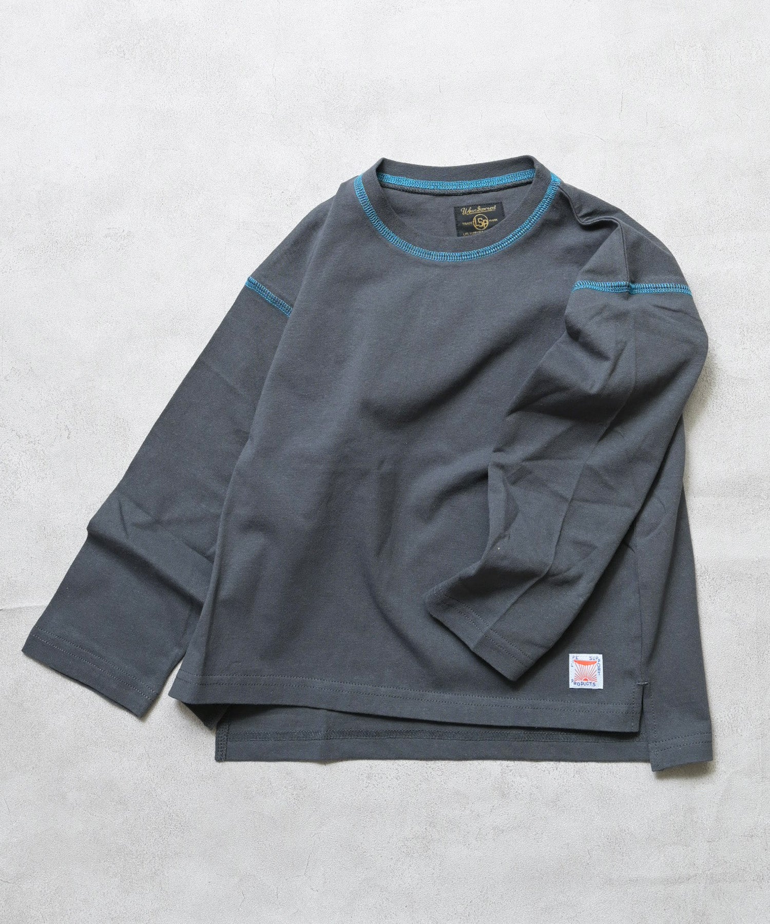 Color-Block Stitch Long-Sleeve T-Shirt