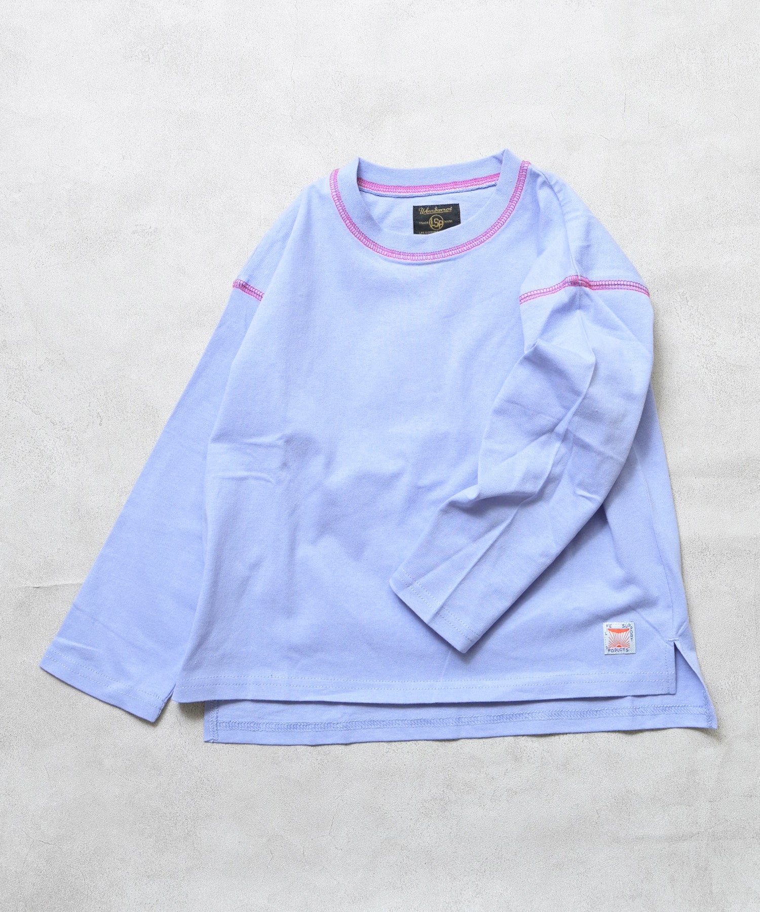 Color-Block Stitch Long-Sleeve T-Shirt