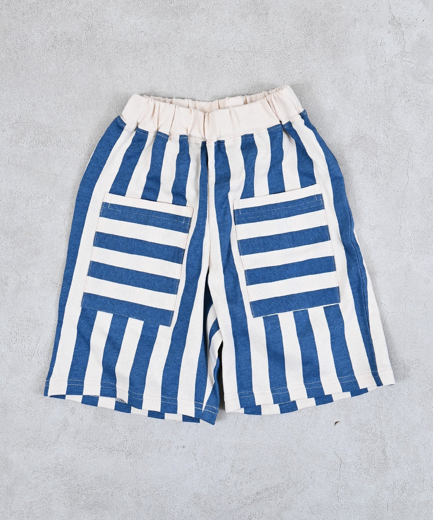Mini French Terry Striped Shorts