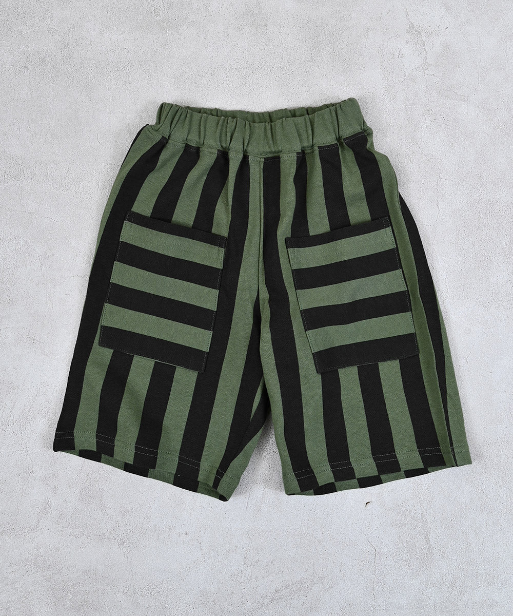 Mini French Terry Striped Shorts