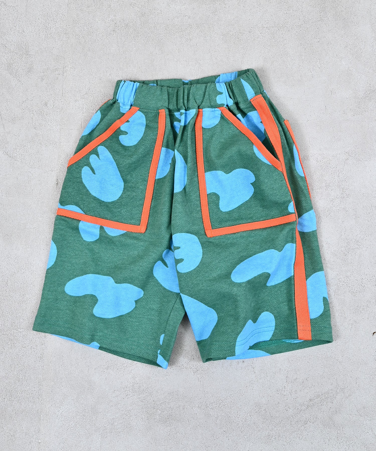 Printed Mini French Terry Shorts