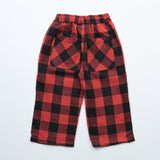 Easy-Wide Check Pants