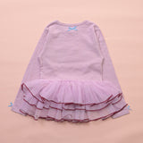 Long-Sleeve Tulle Frill Top