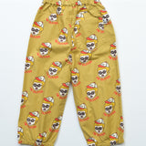 All-Over Print Twill Barrel Pants