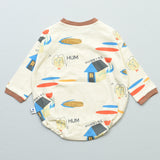 All-Over Print Long-Sleeve Bodysuit