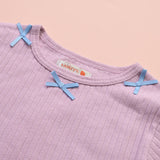 Long-Sleeve Tulle Frill Top