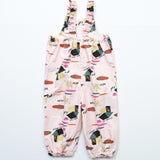 All-Over Print Twill Baby Overalls