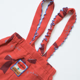 All-Over Print Waffle 2-Way Overalls