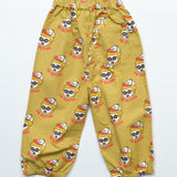 All-Over Print Twill Barrel Pants