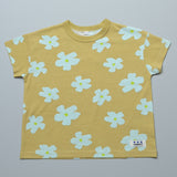 All-over print wide-cut T-shirt