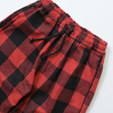 Easy-Wide Check Pants