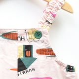 All-Over Print Twill Baby Overalls