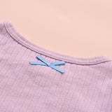 Long-Sleeve Tulle Frill Top