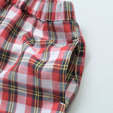 Yarn-Dyed Check Shorts