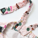 All-Over Print Twill Baby Overalls