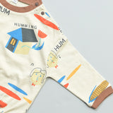 All-Over Print Long-Sleeve Bodysuit