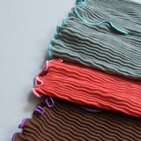 Twist-Ribbed Mellow-Flare Pants
