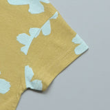 All-over print wide-cut T-shirt