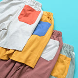Amphibious Color-Block Pocket Shorts