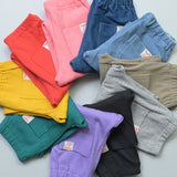 Stretchy Solid-Color Pants