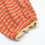 Twist-Ribbed Big-Collar BD Top