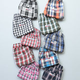Yarn-Dyed Check Shorts
