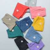Stretchy Solid-Color Pants