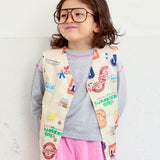 Twill Patchwork Vest