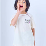 Stitched Two-Tone T-Shirt