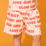 Full-Print Fleece-Lined Shorts