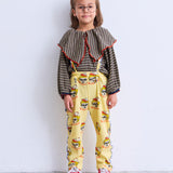 All-Over Print Waffle 2-Way Overalls
