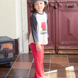 Twist-Ribbed Mellow-Flare Pants