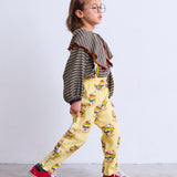 All-Over Print Waffle 2-Way Overalls