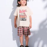 Yarn-Dyed Check Shorts