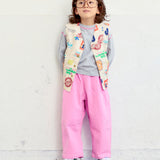 Twill Patchwork Vest