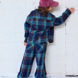 Easy-Wide Check Pants