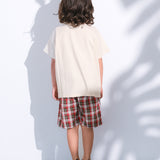 Yarn-Dyed Check Shorts