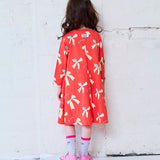 Candy Wrap Long-Sleeve Dress