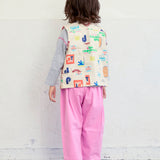 Twill Patchwork Vest