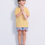 Daily Patch-Border T-Shirt