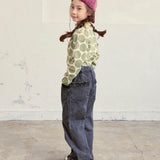 Lace-Trimmed Flared Pants