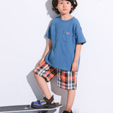Yarn-Dyed Check Shorts