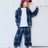 Easy-Wide Check Pants