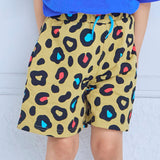 Full-Print Fleece-Lined Shorts