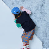 Color-Block Stitch Long-Sleeve T-Shirt
