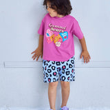 Full-Print Fleece-Lined Shorts
