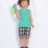 Yarn-Dyed Check Shorts