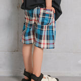 Yarn-Dyed Check Shorts